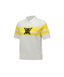 Women's Abstract Color Block Sweater - White