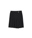 Women's Over Pleated Half Pants - Black