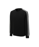 Men's Sleeve Tape Windproof Sweater - Black