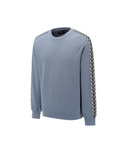 Men's Sleeve Tape Windproof Sweater - Light Blue