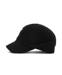 Uni Ear Muff Knit Cap - Black