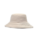 Uni Fabric Mix Padded Bucket Hat - Beige