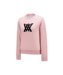 Women's Windproof Big Logo Sweater - Light Pink