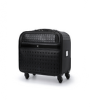 Uni Stud Vintage Wheel Boston Bag - Black