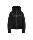 Women's Pattern Down Jacket - Black
