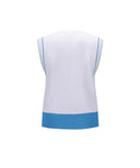 Women's Essential V-Neck Vest - White