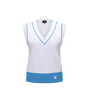 Women's Essential V-Neck Vest - White