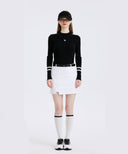 Women's Fleece Incision Point A-Line Skirt - Off-White