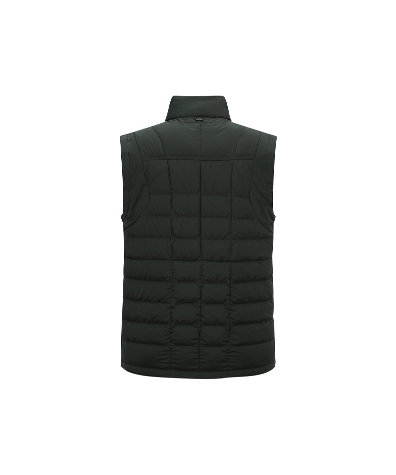 ANEW Golf Men Incision Point Down Vest - Green