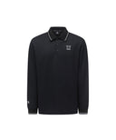 Men's Back Big Logo Long T-Shirt - Black