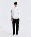 Men's Essential Half Neck Pullover - White