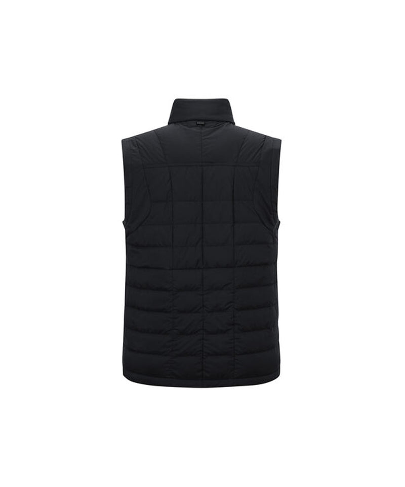 ANEW Golf Men Incision Point Down Vest - Black