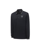 Men's Back Big Logo Long T-Shirt - Black