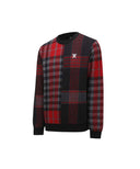 Men's Check Point Sweater - Black