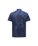 [Legacy Sale] Men's Camo Cool High Neck Short T-Shirt - Navy