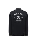 Men's Back Big Logo Long T-Shirt - Black
