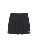 [Legacy Sale] Women's Belt Loop Point Outer Pleated Shorts - Black