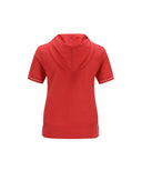 Women Hoodie Point Sweater - Red