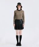 Women's Collar Combination L/TS - Light Brown