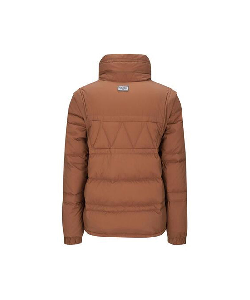 ANEW Golf Women's Sleeve Detachable Down Jacket - Camel