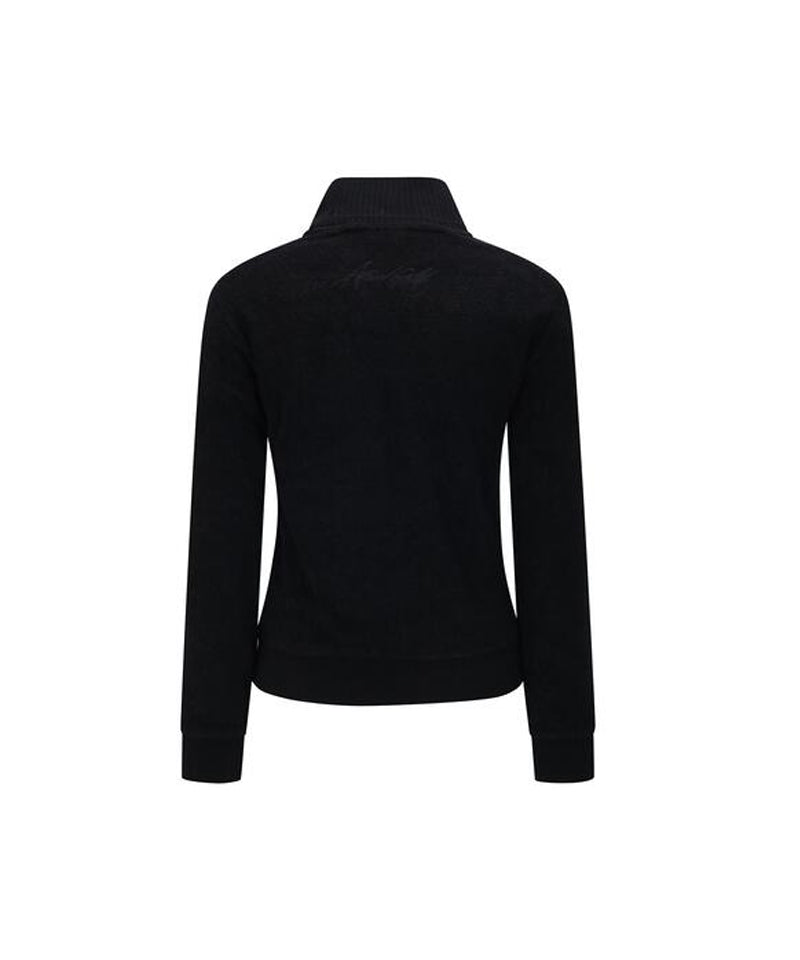 ANEW Golf Women Boucle Half Neck L/TS - Black