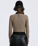 Women's Collar Combination L/TS - Light Brown