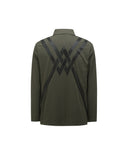 Men's Back Signature Logo Long T-Shirt - Khaki