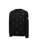 ANEW Golf Men's Logo Pattern Wind Block Pullover - Black