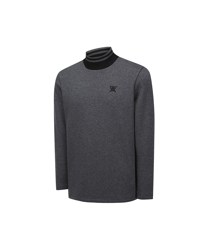 ANEW Golf Men Winter High Neck L/TS - Charcoal Grey