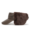 ANEW Golf Women Widen Fur Visor - Brown