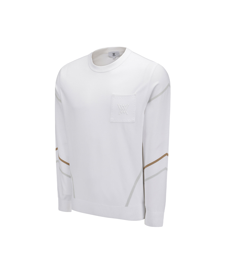 Men's FA Essential Sweater - White