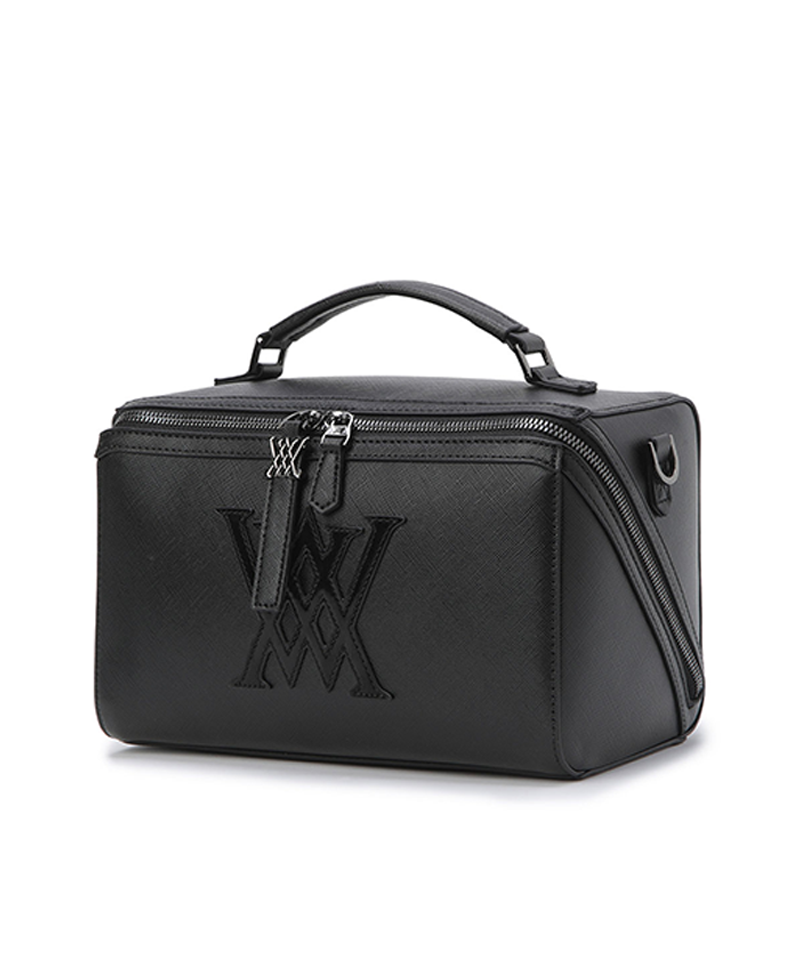 Women's Diamond Square Color Tote Bag - Black