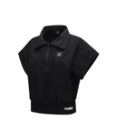 ANEW Golf Women's SM Short Sleeve Anorak Jacket - Black