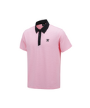 ANEW GOLF Men's SM Sleeve Pocket Short T-Shirt - Pink
