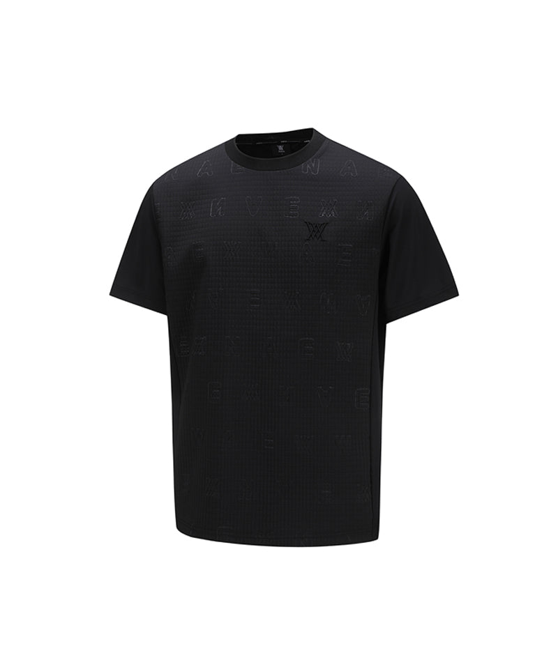 Men's Embo Graphic Short T-Shirt - Black
