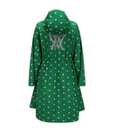 Women's Pattern Rain Jacket - Green