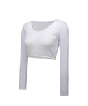 Women Bolero Base Layer - White