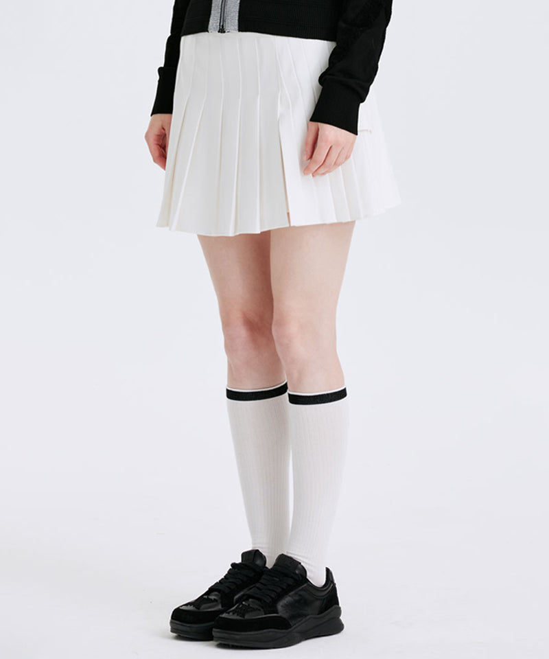 Women's Repeated Knee Socks - Off-White