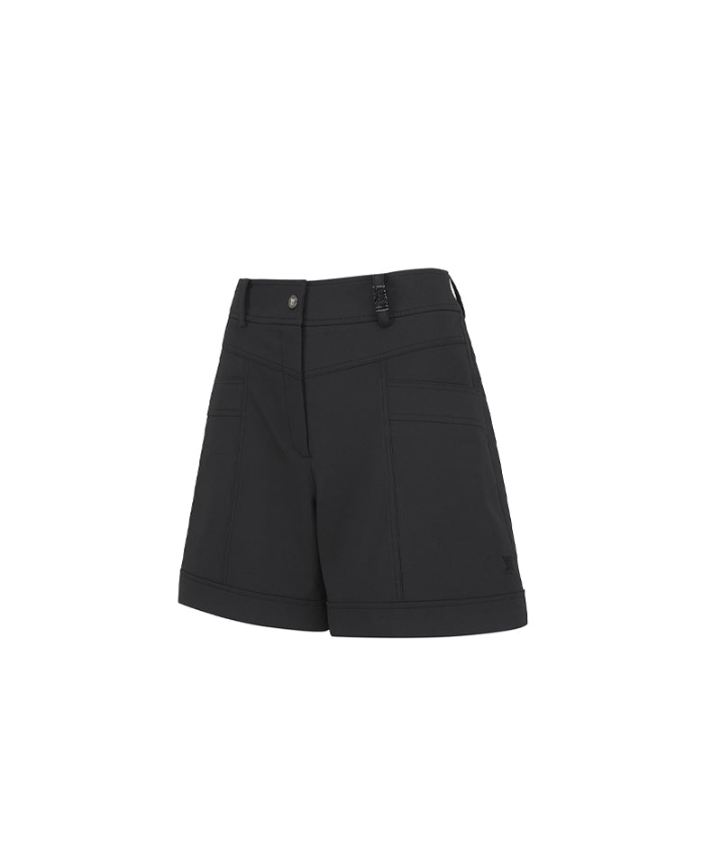 ANEW Golf Women's SM Cargo Half Pants - Black