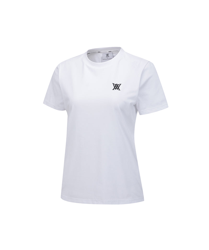 ANEW Golf Women's SM Essential Round Short  T-Shirt - White