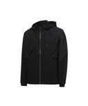 Men's Layered Hoodie Jacket - Black