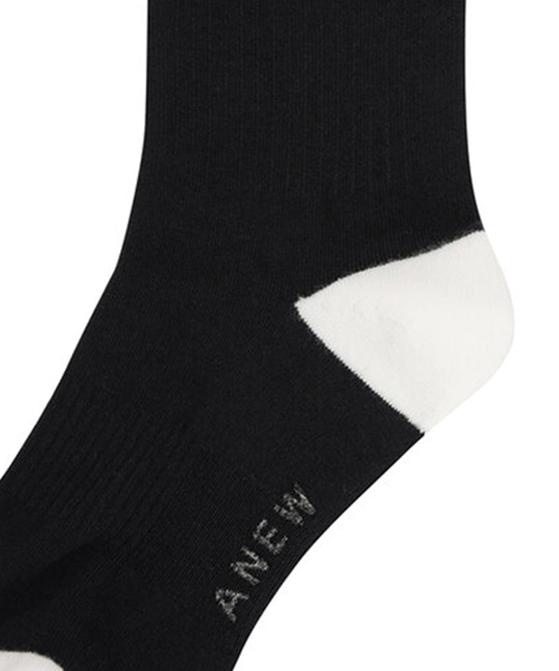 Women's Repeated Knee Socks - Black