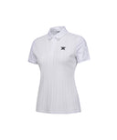 ANEW Golf Women's SM Textured Hybrid Short T-Shirt - White