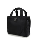 Uni Double Pocket Tote Bag - Black