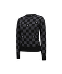 Women's Check Board Pullover - Black