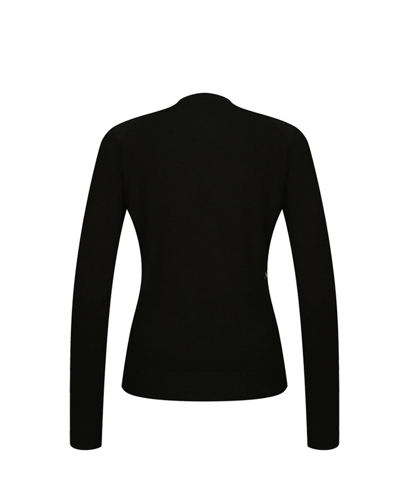 W Sleeve Intasha Fullzip Set SW - Black