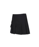 Women's Cargo Pocket Point Skirt - Black