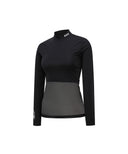 ANEW Golf Women's SM Mock Neck Base Layer - Black