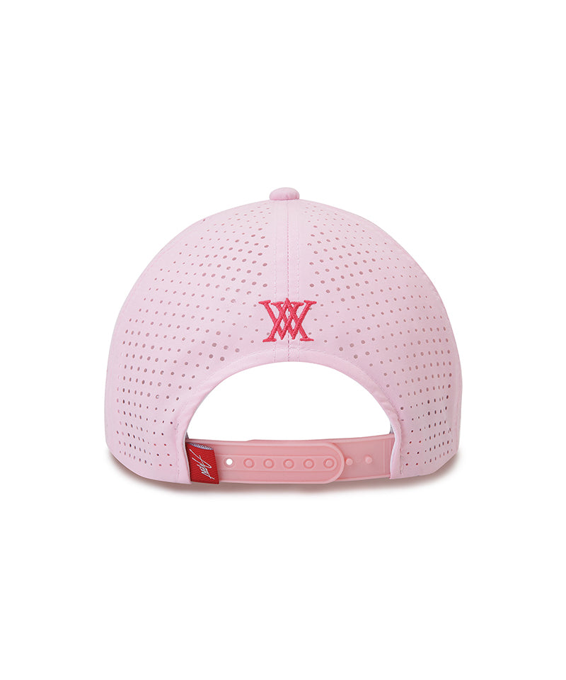 Women's Wave Camo Punching Snapback -  Pink