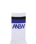 Men's Block Socks - White